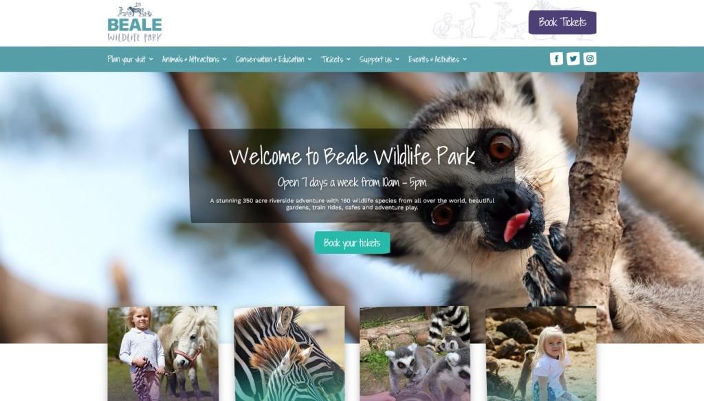 image of and link to the Beale Park website