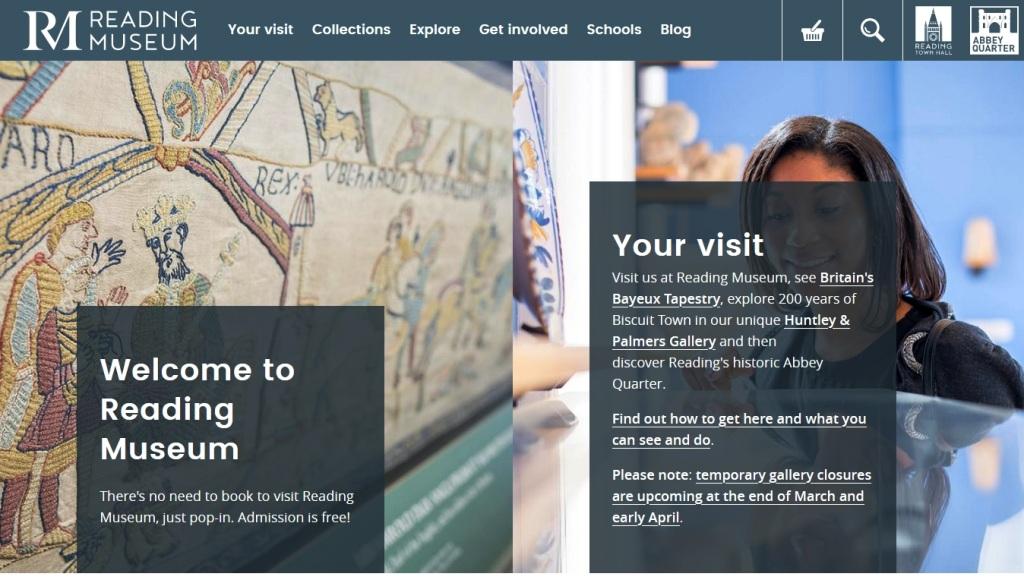 image of and link to the Reading Museum website