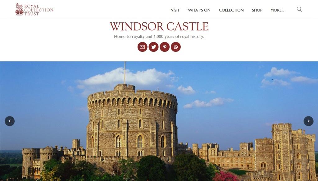 image of and link to the Windsor Castle website